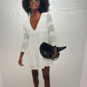 Tuckernuck Ivory Lace Linnea Dress- Large